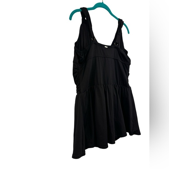 Anne Cole Plus Size Black One Piece Skirt Swim Suit Size 18W - Picture 12 of 15